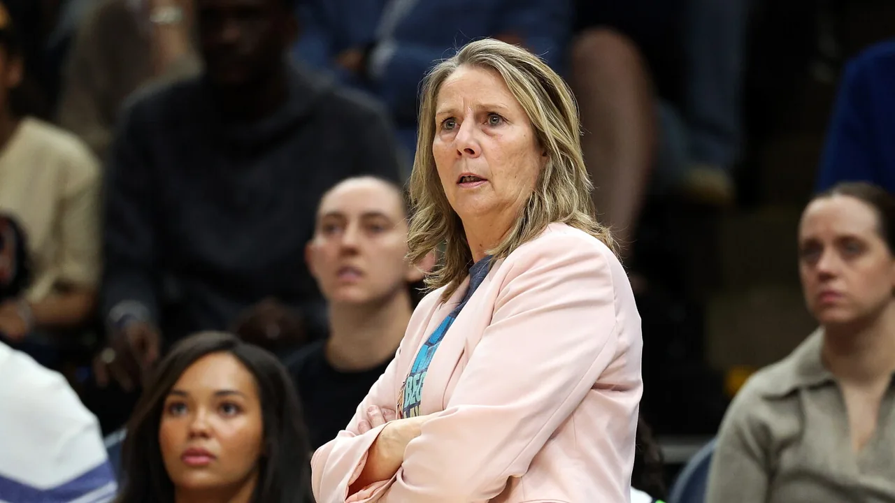 Minnesota Lynx coach Cheryl Reeve watching a 2026 WNBA game from the sideline